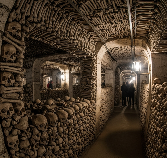 The Catacombs Beneath Paris – France